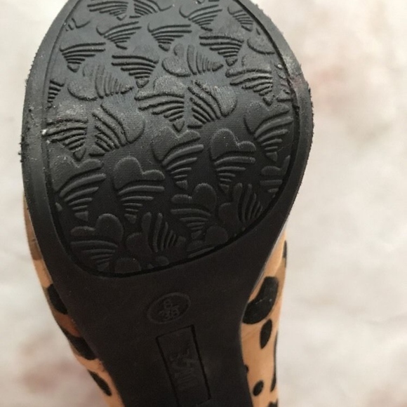 Rouge Helium Sexy Leopard Print Stilettos Platform - Picture 3 of 8